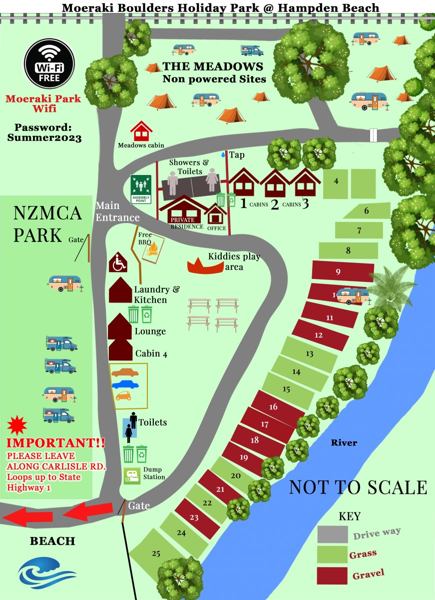 Camp site map