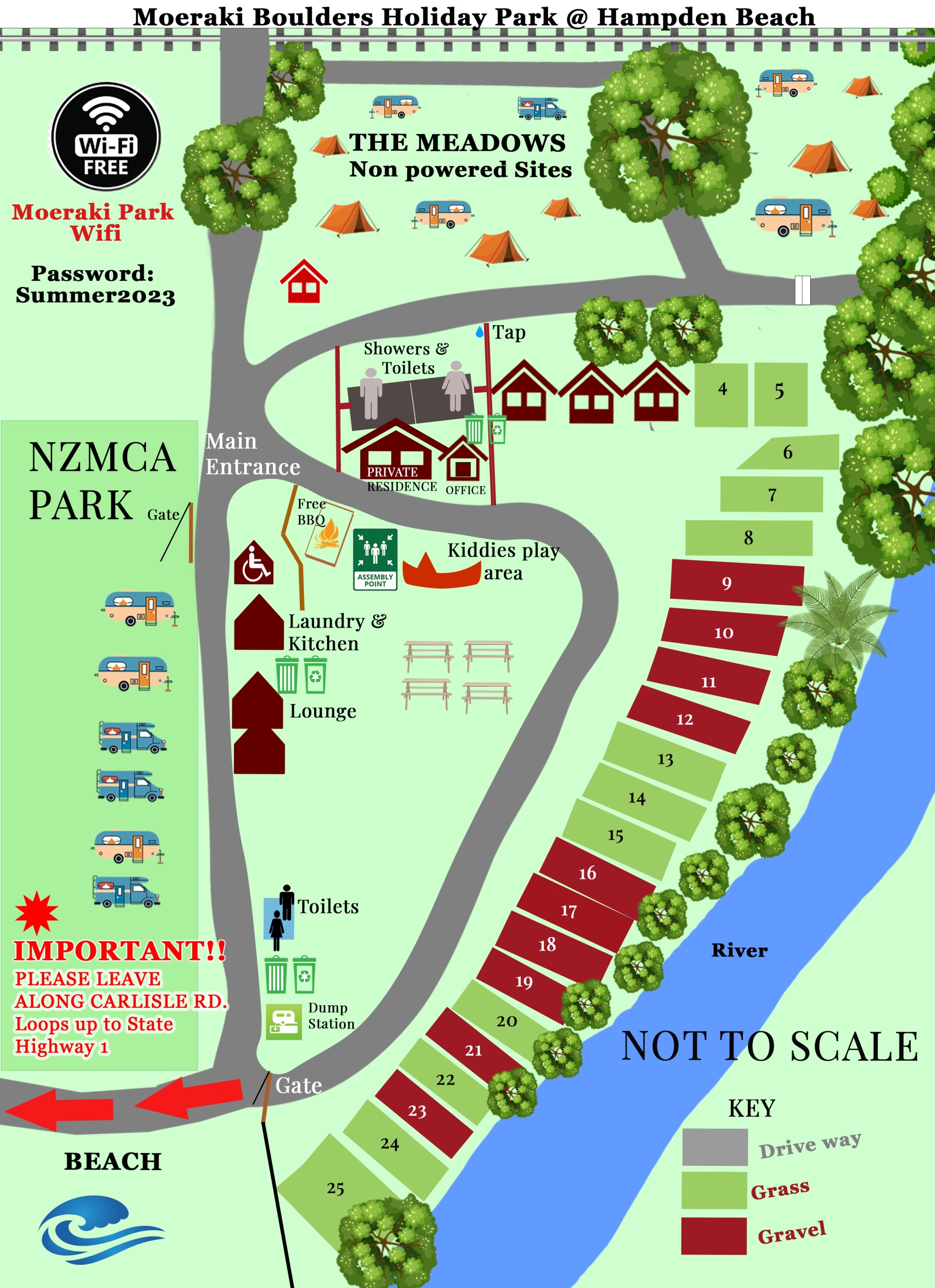 Camp Site Map